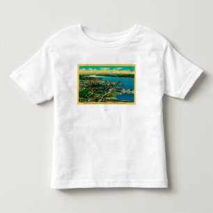 T-shirt Pour Les Tous Petits Vue aérienne de Bremerton et d'arsenal de la