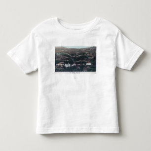 T-shirt Pour Les Tous Petits Vue aérienne de soude SpringsNapa, CA