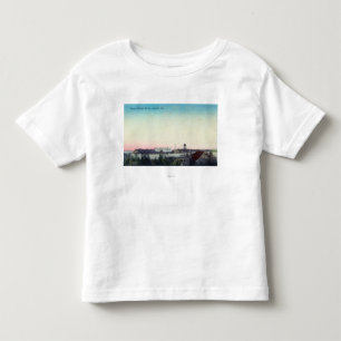 T-shirt Pour Les Tous Petits Vue aérienne des travaux en caoutchouc de