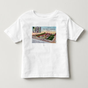 T-shirt Pour Les Tous Petits Vue aérienne du bâtiment de l'incubateur Co de