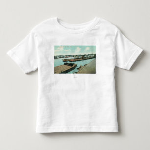 T-shirt Pour Les Tous Petits Vue aérienne du bord de mer