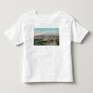 T-shirt Pour Les Tous Petits Vue aérienne du CityPocatello, identification