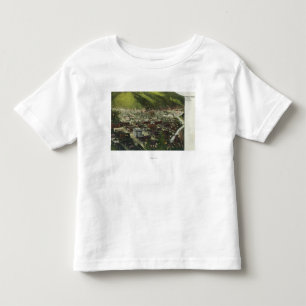 T-shirt Pour Les Tous Petits Vue aérienne du nord-ouest de TownWallace,