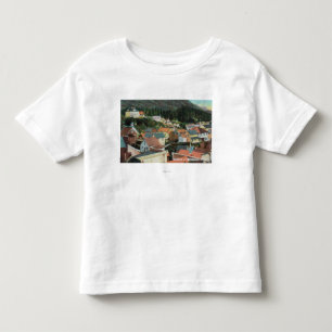 T-shirt Pour Les Tous Petits Vue aérienne d'une section de la ville