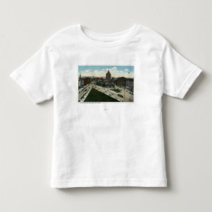T-shirt Pour Les Tous Petits Vue carrée de Copley d'église Trinity
