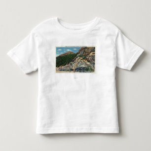 T-shirt Pour Les Tous Petits Vue d'aire de stationnement du sommet