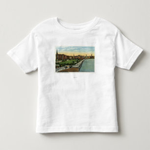 T-shirt Pour Les Tous Petits Vue de bassin et d'esplanade de Charles River