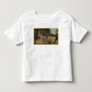 T-shirt Pour Les Tous Petits Vue de cabine de Mark Twain sur la colline d'âne