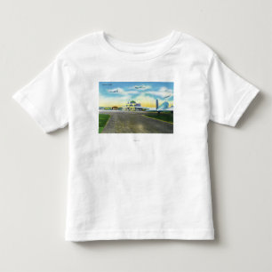 T-shirt Pour Les Tous Petits Vue de champ de Brainard, avions débarquant et