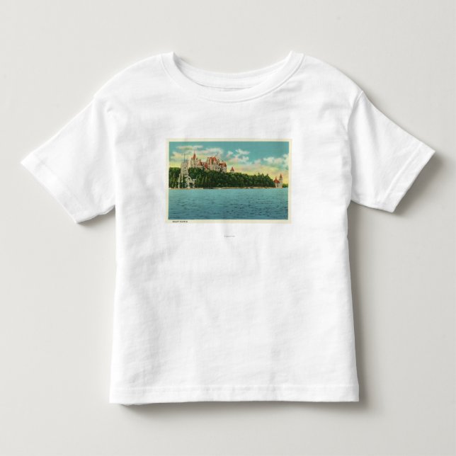 T-shirt Pour Les Tous Petits Vue de château de Boldt (Devant)