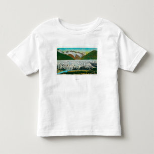 T-shirt Pour Les Tous Petits Vue de glacier de Spencer, près de Seward,