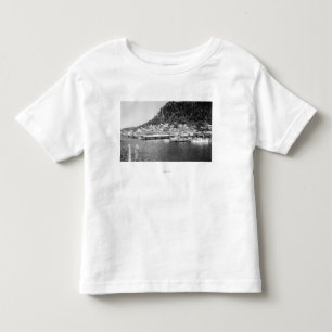 T-shirt Pour Les Tous Petits Vue de Ketchikan, photographie de bord de mer de