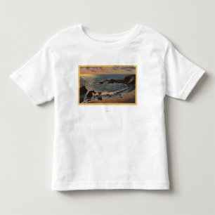 T-shirt Pour Les Tous Petits Vue de la crique de l'en bois