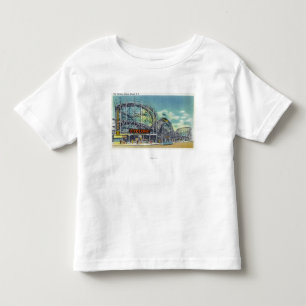 T-shirt Pour Les Tous Petits Vue de la montagne russe de cyclone # 2