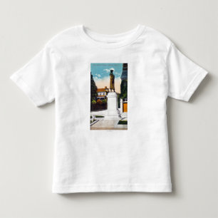 T-shirt Pour Les Tous Petits Vue de la statue des terriers généraux