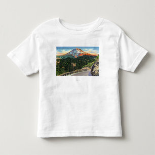 T-shirt Pour Les Tous Petits Vue de montagne de point de buses