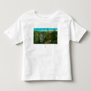 T-shirt Pour Les Tous Petits Vue de pont de Gulch d'ouragan, Alaska