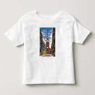 T-shirt Pour Les Tous Petits Vue de rue de Salem de vieux bâtiment du nord