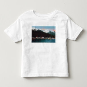 T-shirt Pour Les Tous Petits Vue de ville avec les ressorts de DocksTenakee, AK