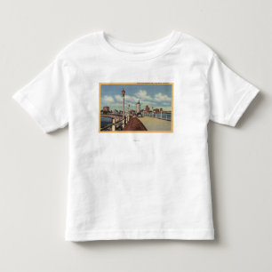 T-shirt Pour Les Tous Petits Vue de ville de pilier d'arc-en-ciel