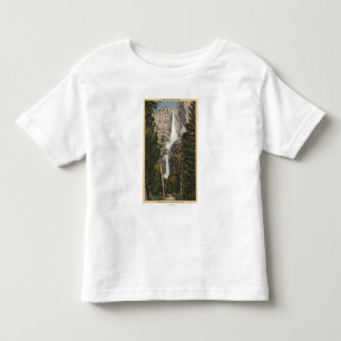 T-shirt Pour Les Tous Petits Vue de Yosemite Falls et de vallée