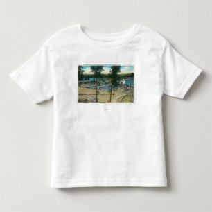 T-shirt Pour Les Tous Petits Vue des piscines de plage de Jantzen