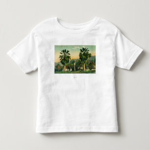 T-shirt Pour Les Tous Petits Vue des ressorts jumeaux de PalmsParaiso, CA
