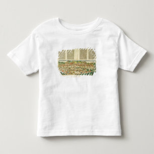 T-shirt Pour Les Tous Petits Vue d'oeil d'oiseau de Ratisbonne, de Nuremberg ch