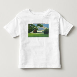 T-shirt Pour Les Tous Petits Vue du hangar et des au sol de musique de