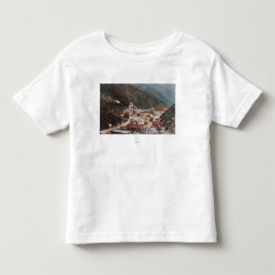T-shirt Pour Les Tous Petits Vue du mien de Hecla regardant en bas du canyon