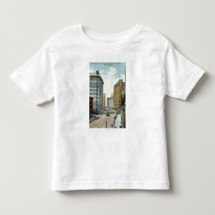 T-shirt Pour Les Tous Petits Vue du nord de deuxième avenue de rue de Pike