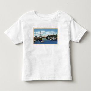 T-shirt Pour Les Tous Petits Vue du port, Martha's Vineyard