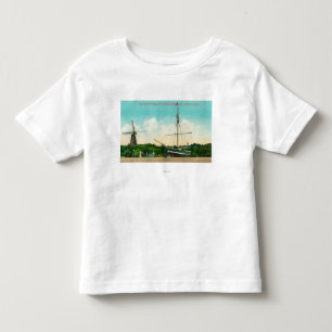 T-shirt Pour Les Tous Petits Vue du sloop arctique d'Amundsen