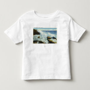 T-shirt Pour Les Tous Petits Vue du surf au point d'océan