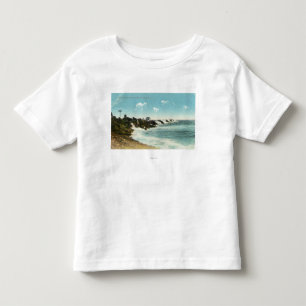 T-shirt Pour Les Tous Petits Vue du surf et du brise-lames