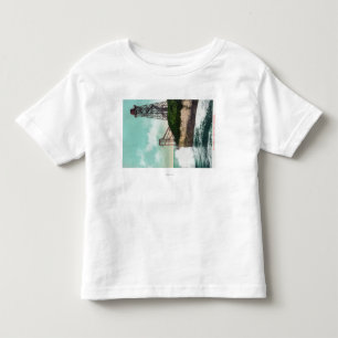 T-shirt Pour Les Tous Petits Vue d'une vague MotorSanta Cruz, CA