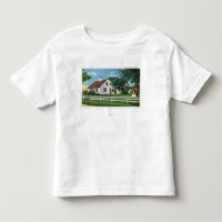 Vue d'une vieille maison de Cape Cod