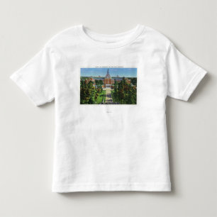 T-shirt Pour Les Tous Petits Vue extérieure du bâtiment d'assurance-vie d'Aet
