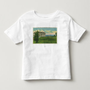 T-shirt Pour Les Tous Petits Vue extérieure du chemin de fer grand de tronc