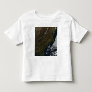 T-shirt Pour Les Tous Petits Vue satellite de l'état uni du sud-est
