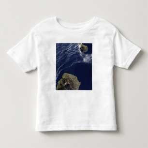 T-shirt Pour Les Tous Petits Vue satellite des Îles-du-Prince-Édouard