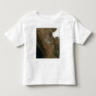 T-shirt Pour Les Tous Petits Vue satellite du paysage de Mexi central