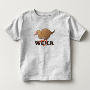 T-shirt Pour Les Tous Petits Weka New Zealand Bird