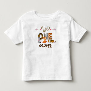 T-shirt Pour Les Tous Petits Wild One 1er anniversaire Jungle Baby