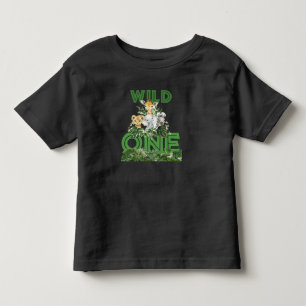 T-shirt Pour Les Tous Petits Wild One Safari premier anniversaire