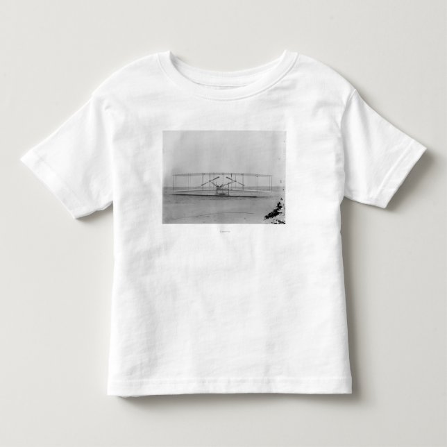 T-shirt Pour Les Tous Petits Wright Brothers 1903 Machine (vue frontale) (Devant)