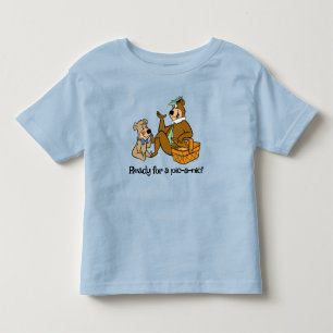 T-shirt Pour Les Tous Petits Yogi Bear et Boo-Boo pique-nique Snack