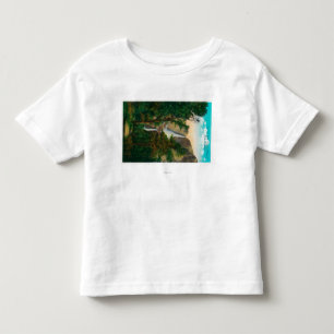 T-shirt Pour Les Tous Petits Yosemite Falls dans Yosemite, la Californie