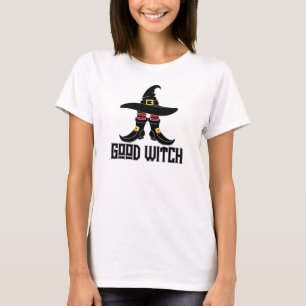 T-shirt pour l'Halloween féminin de bonne sorcière