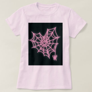 T-shirt pour l'Halloween Spiderweb pour femmes au